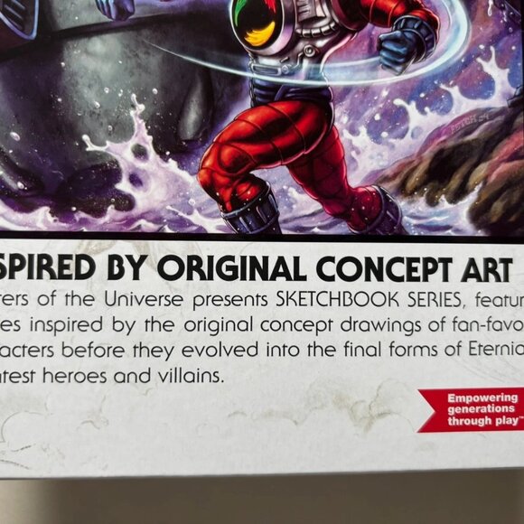 NEW Mattel Masters of the Universe Origins Sketchbook Series Sy-Klone 5'' Action - Picture 8 of 8
